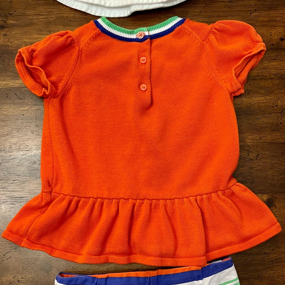 Janie and Jack 5 pc Shorts, Sweater,Top, Hat & Socks Set Sz. 5 EUC Super cute! - Picture 3 of 10